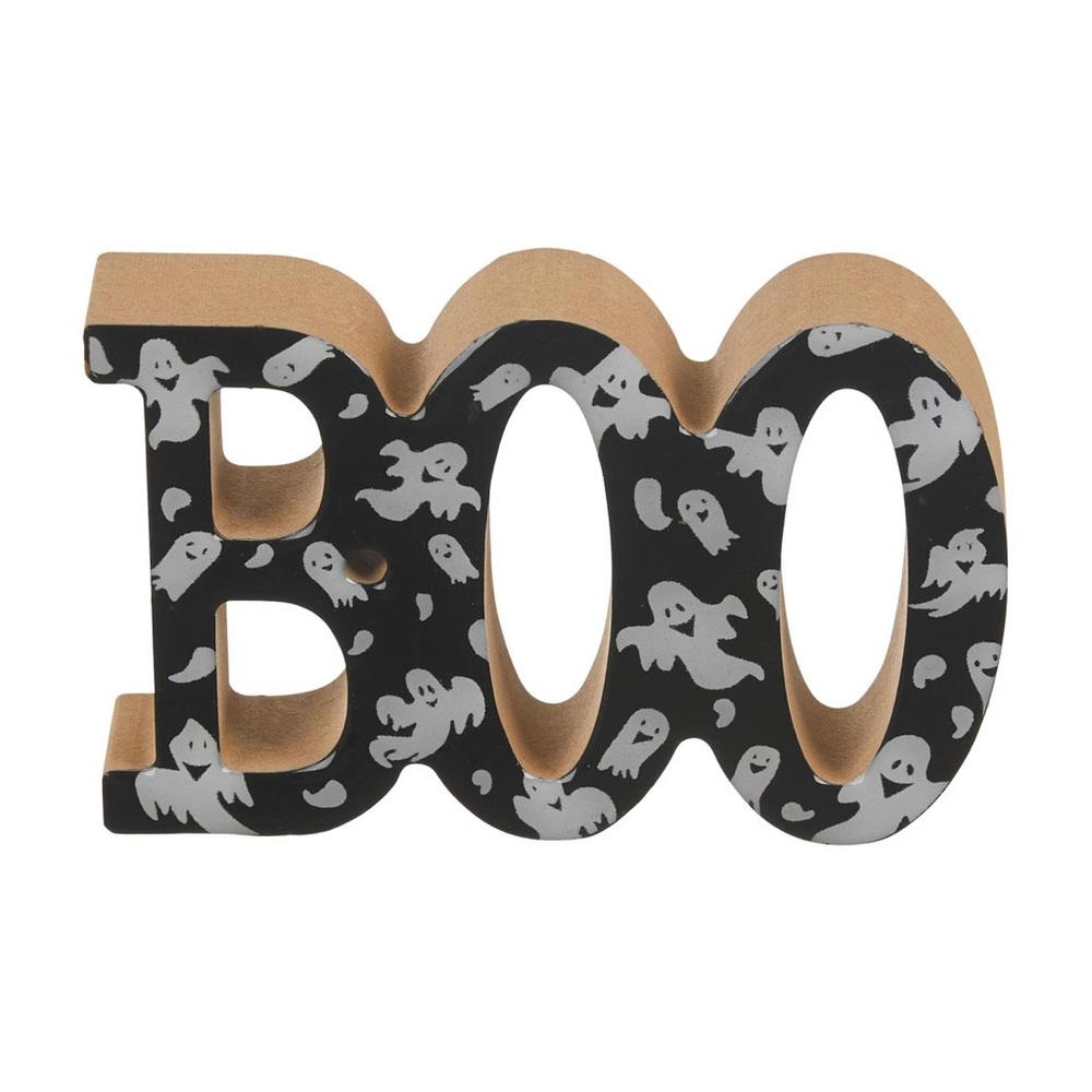 Halloween Boo Sign with Ghosts